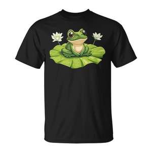 Camiseta premium Kawaii Frog Lily Pad - Product Image 1