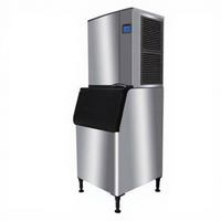 Machine à glaçons commerciale en forme de croissant avec fonctionnement continu 24h/24, idéale pour les restaurants et les salons de thé à bulles