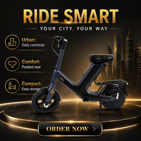 Trottinette Électrique Partagée H&O D50 500W 48V - Étanche, Longue Autonomie, Entrepôt Europe, Batterie Amovible 5Ah, Cadre en Alliage de Magnésium