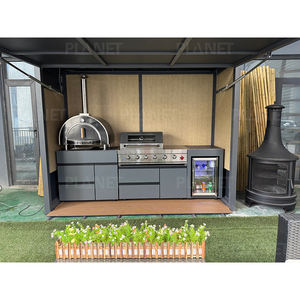 Edelstahl-Außenküchenschrank Modernes Design Komplettes Grill-Set Küchenschränke Langlebig - Product Image 2