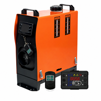 Chauffage d'air diesel vertical tout-en-un 8KW 12V/24V avec réservoir de carburant de 5L, chauffage de stationnement à faible consommation de carburant pour camion, camping-car, motorhome