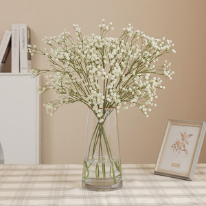 Arche de fleurs miniatures en gypsophile blanc à longues tiges pour mariage, vente en gros de centres de table de mariage - Product Image 4