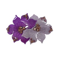 Aksesoris Rambut Jepit Bunga Korea, Berhiaskan Rhinestone Warna-Warni, Jepit Rambut Musim Semi, Jepit Rambut Wanita, Penjepit Rambut