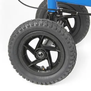 批发 12 英寸 10 英寸橡胶气动轮胎气球轮用于医疗膝关节沃克滑板车