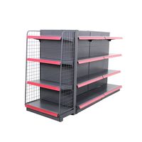 Meilleures ventes d'usine, gondole réglable double face, utilisée pour les étagères de supermarché/étagères de magasin de proximité