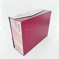 Boîtes d'emballage alimentaire pour petite entreprise boîte en papier magnétique en carton rigide pliable de luxe avec plateau en plastique boîte cadeau personnalisée