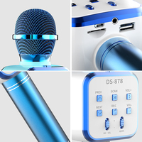 Microphone portable sans fil d'extérieur avec haut-parleur et utilisation sur ordinateur de bureau, connecteur Type C, suppression du bruit