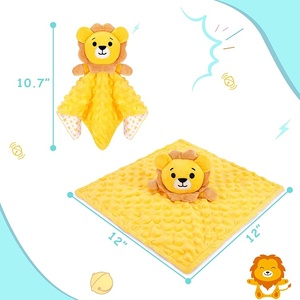 Coperta Giocattolo per Neonati Certificata CPC CE, Simpatico Peluche a Forma di Testa di Leone con Tessuto Morbido - Product Image 3