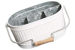 Galvanized Metal Kitchen Utensil Holder For Countertop Restaurant Hotel Home In Best Price From India - Product Image 3