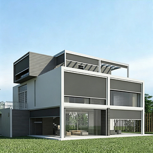 Persianas Enrollables Horizontales Eléctricas de Aleación de Aluminio, Diseño Moderno, Parasol para Exteriores, Protección Contra el Viento y el Calor - Product Image 2