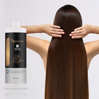 Traitement à la kératine professionnel, crème lissante pour cheveux à la kératine brésilienne au chocolat pour lisser les cheveux