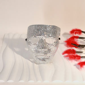 थोक पूर्ण चेहरा चेहरा पार्टी मास्क कॉन्सर्ट मॉडल वॉक शो हेलोलीन जन्मदिन क्रिसमस कॉस्प्ले बॉल डायमंड मास्क - Product Image 5