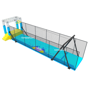 Tyroliennes équipement d'aventure personnalisé parc intérieur Air Roller Coaster Zip Line pour Ninja Course - Product Image 1