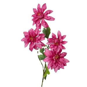 Arrangements floraux de décor de mariage de fleurs artificielles roses roses avec des orchidées d'hortensia de roses pour l'hôtel de mariage - Product Image 4