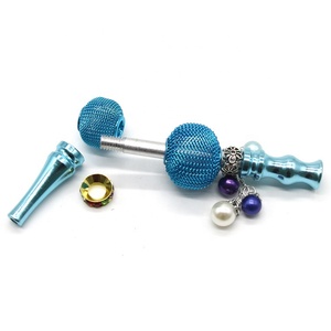 Accessoires de embouchures buccales portables en gros : Embouchure buccale originale en acier inoxydable décorée de bijoux - Product Image 6