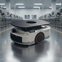 Robot AGV à charge maximale de 400 kg avec navigation par laser et fusion de codes QR pour la logistique des entrepôts pharmaceutiques