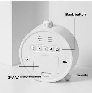 Nuevo Reloj Despertador Digital LED Moderno, Multifuncional, con Cuenta Regresiva, Pantalla de Segundos, Reloj Electrónico de Cabecera para Niños y Adultos - Product Image 6