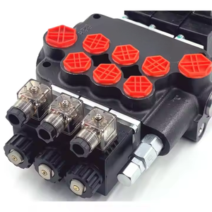 Électrovanne de commande directionnelle P80 Prix hydraulique Vanne monobloc à 3 bobines | Série P80 | Usine directe - Product Image 1