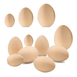 Wooden <b>Egg</b> Diy Graffiti <b>Eggs</b> Childrens Hand Painted <b>Egg</b> Props Easter <b>Decorations</b> Toys Creative Crafts - Product Image 3