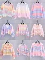 Sweater Wanita Harga Grosir Murah untuk Kehangatan Musim Dingin, Cardigan Wanita Rajutan Pakaian Produsen Sweater Pengiriman Campuran