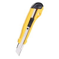 Couteau utilitaire de sécurité multi-usages vente d'usine lame de 18mm pour couteau à lame coulissante rétractable pliant de bureau avec outils