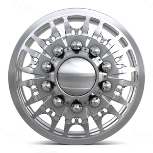Jantes forgées de 22 pouces 22x8.25 24x8.25 26x8.25 8x170 8x210 polies miroir pour Ford F350 Chevy Silverado 3500 DRW - Product Image 3