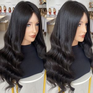 Perruques sans colle prêtes à être expédiées, 100% cheveux humains vierges, cuticules intactes, petits nœuds, perruques en dentelle frontale pour femmes - Product Image 5