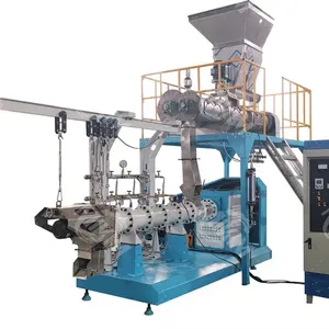 2024 Hot Sale 100kg/h-6ton/h Pet Dog Cat Fish Shrimp Food Feed Machinery Extruder Equipment Plant Production Line