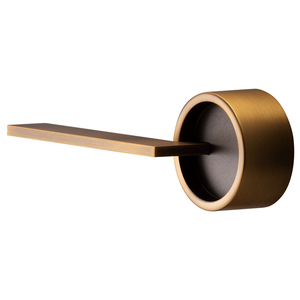 Serratura a Mortasa in Lega di Zinco Stile Moderno con Maniglia a Leva Finitura Bronzo Giallo Facile Installazione per Interni di Hotel - Product Image 1
