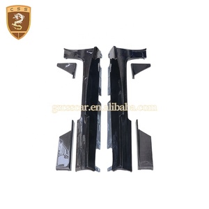 कार बॉडी किट बम्पर होंठ ब्लैक सीरीज स्टाइल रियर स्पॉइलर के लिए रियर स्पॉइलर - Product Image 5