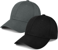 Gorra de Béisbol Unisex de Algodón Transpirable e Impermeable de 6 Paneles con Visera Baja, Ajustable, Sin Estructura, Lisa, Formal, Deportiva, Estilo Papá, para Golf