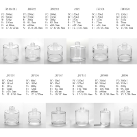 Bouteille diffuseur de parfum en verre de luxe 100 ml, vide, ronde, pour huiles essentielles, pour voiture et décorations d'intérieur
