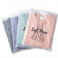 Sacs refermables en PE avec fermeture éclair, imprimés en gravure avec logo personnalisé, couleur sur mesure, pour l'emballage de vêtements (vente en gros)