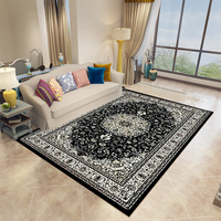 Tapis et carpettes persans 3D imprimés en polyester de haute qualité, fabriqués à la machine, antidérapants, à poils ras, pour salon, chambre à coucher, petit tapis