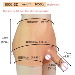 SXXY Solid Strap-on <b>Dildo</b> Silicone Soft Elastic Sex <b>Dildo</b> Pants Realistic Penis Lesbian Big Penis Adult Sex Toys Wholesale - Product Image 5