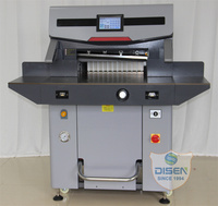 Double hydraulique automatique 5210DP Machine de découpe de papier 520mm Programme automatique Coupe-papier Couteau à guillotine Taille A3