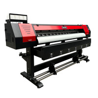 Impresora de Lona Flexible de Formato Ancho con Tinta Eco Solvente de 6 Pies, Impresora de Pared con Garantía de 1 Año, Cabezal XP600 I3200E1