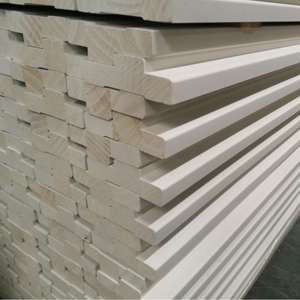 Legno personalizzato Whosale bianco pino Primed legno doppio Rabbet telaio porta - Product Image 5