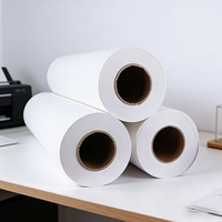 Rouleaux de papier de sublimation personnalisés de haute qualité, papier de transfert thermique par sublimation à jet d'encre personnalisé pour l'impression de t-shirts