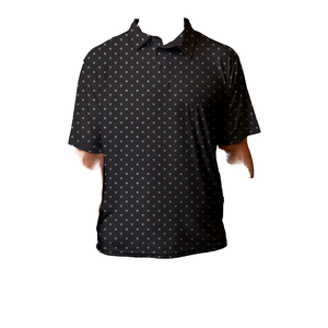 Chemises à manches courtes sportives en coton et polyester tricoté à pois, coupe classique pour hommes, sous licence officielle, vente en gros - Product Image 1