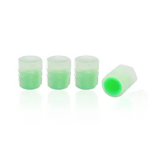 ABS Luminous tire valve cap Tyre Dust Cover Glow in the Dark tire valve cap For 8V1 Car Bike Motorcycle