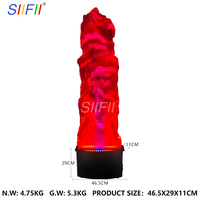 Lumière LED effet flamme avec télécommande 240W, flammes artificielles pour spectacles, Noël, discothèques, KTV et clubs