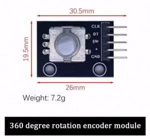 <span class=keywords><strong>Module</strong></span> d'encodeur rotatif TZ pour développement de capteur de brique bouton de potentiomètre rotatif Audio rond <span class=keywords><strong>EC11</strong></span> - Product Image 5