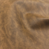 Cuir synthétique PU microfibre imitation daim bicolore imprimé vintage, écologique et doux au toucher pour mobilier décontracté