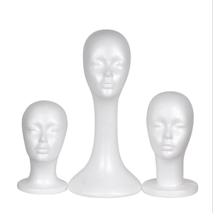 Pas cher Polystyrène Mousse Styromousse Perruque Tête Modèle Cheveux Mannequin Tête - Product Image 1