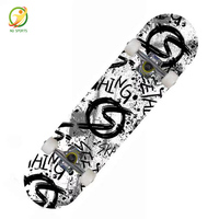 NQ SPORTS Vente Flash Planche à roulettes à quatre roues télécommandée haute vitesse 31 pouces, longboard complet en bois d'érable 7 couches