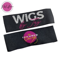 Étiquettes personnalisées pour perruque, accessoires de perruque, Logo personnalisé, petite quantité disponible
