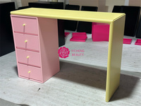 Table de maquillage et coiffeuse intégrée Yicheng Beauty Cream Style, bureau multifonctionnel pour chambre à coucher et mobilier de maison