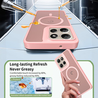 Étui de téléphone Motorola magnétique transparent, fin, G Power 2026, finition mate douce au toucher, antichoc, logo personnalisable, protection contre les chutes