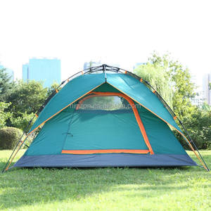 Carpa de Camping Impermeable y Resistente al Sol, de Apertura Automática Rápida, para 3-4 Personas, Portátil, de Gran Espacio, en 3 Colores - Product Image 3